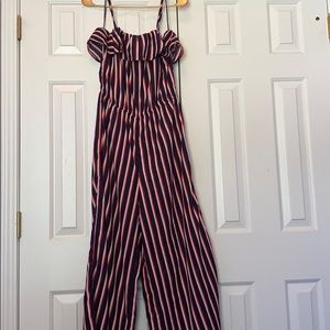 Navy, Red and White Jumpsuit
